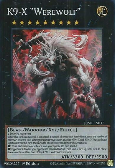 Image for K9-X "Werewolf" (JUSH-EN037) (JUSH) - YuGiOh