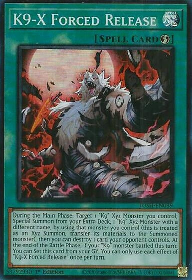 Image for K9-X Forced Release (JUSH-EN039) (JUSH) - YuGiOh