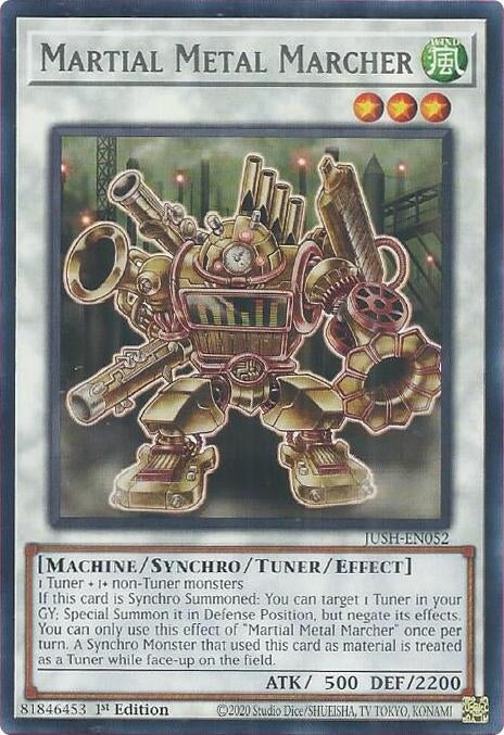 Image for Martial Metal Marcher (JUSH-EN052) (JUSH) - YuGiOh