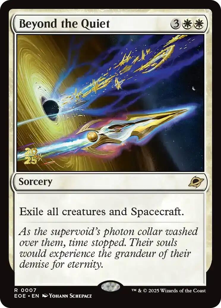 Image for Beyond the Quiet (7) (Prerelease Cards) - Magic: The Gathering