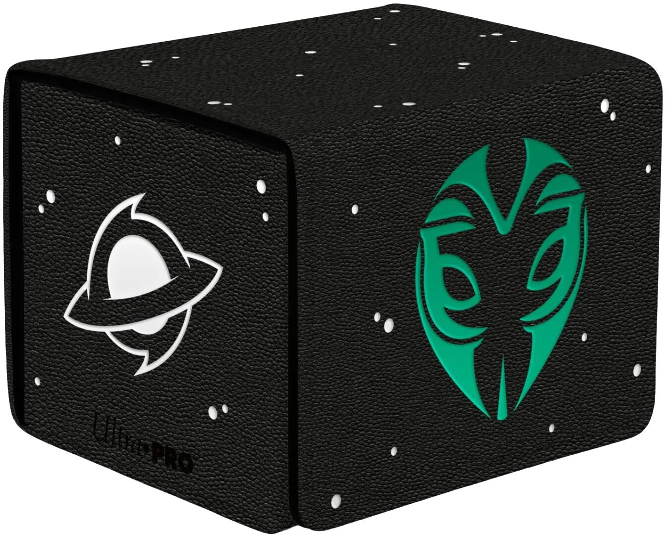 Edge of Eternities - Alcove Edge Deck Box with Interior Printing: Green Mythic for Magic: The Gathering