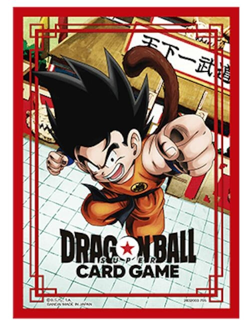 Image for Dragon Ball Super Fusion World Card Game Official Sleeves: Limited Edition - Son Goku (64-Pack) - Card Sleeves