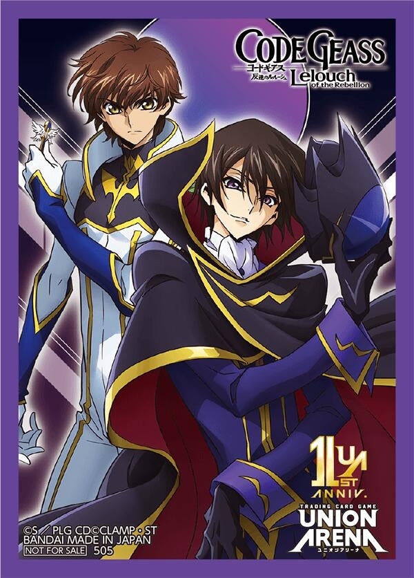 Image for Union Arena Rare Battle AP Card Sleeves - CODE GEASS: Lelouch of the Rebellion Vol.2 (3-Pack) - Card Sleeves