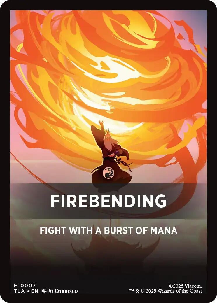 Image for Firebending Theme Card (7) (Avatar: The Last Airbender) - Magic: The Gathering