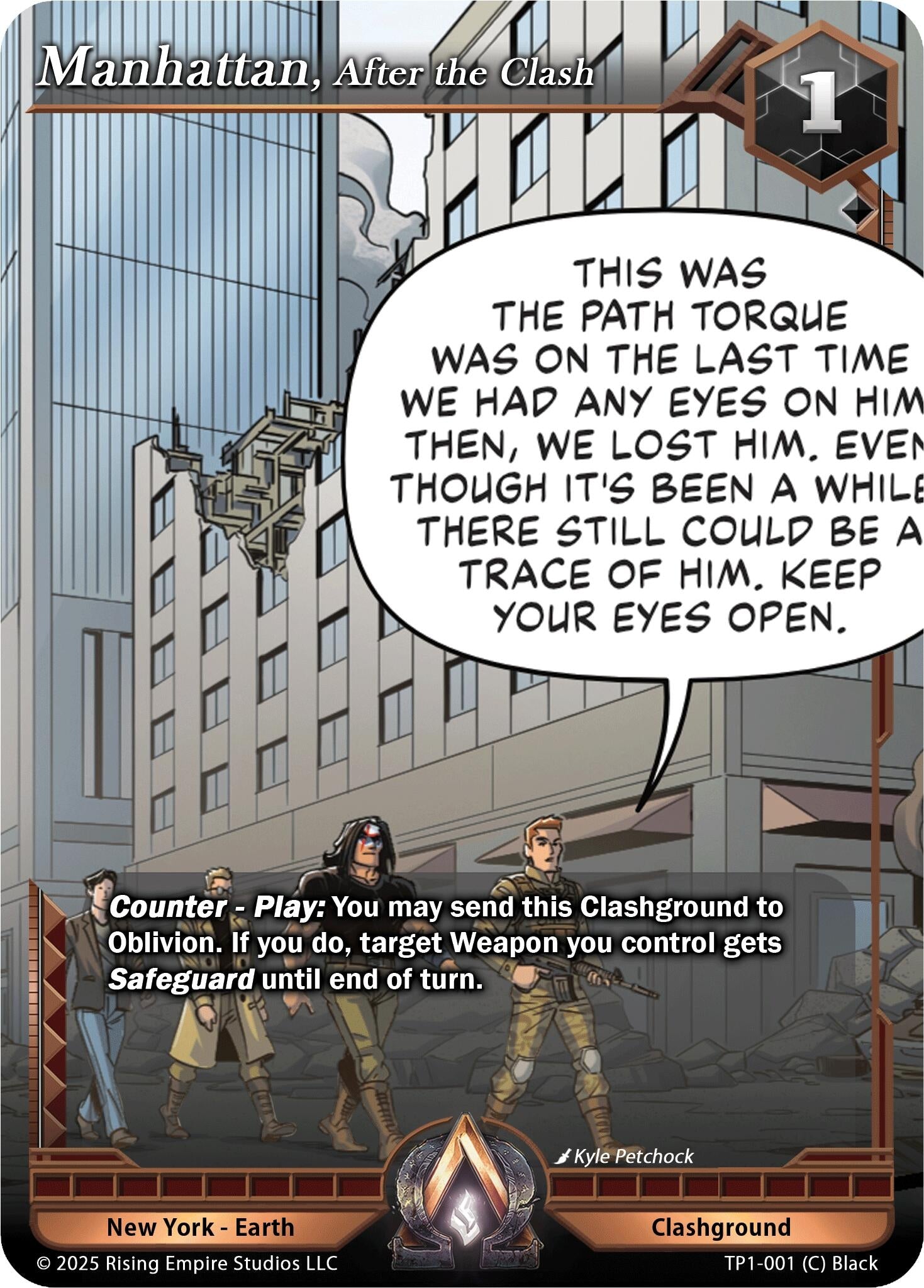 Image for Manhattan, After the Clash (TP1-001) (Spoils of the Forgotten) - Alpha Clash
