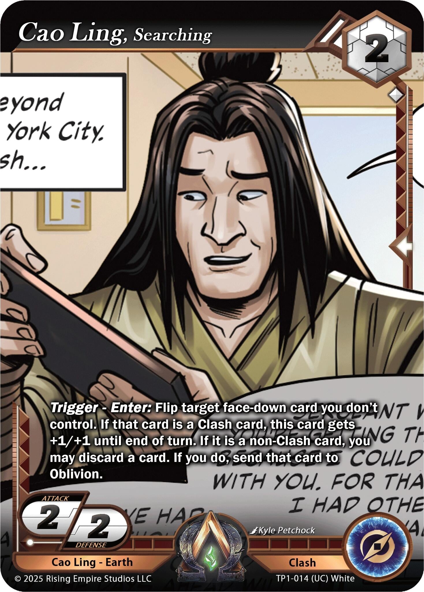 Image for Cao Ling, Searching (TP1-014) (Spoils of the Forgotten) - Alpha Clash