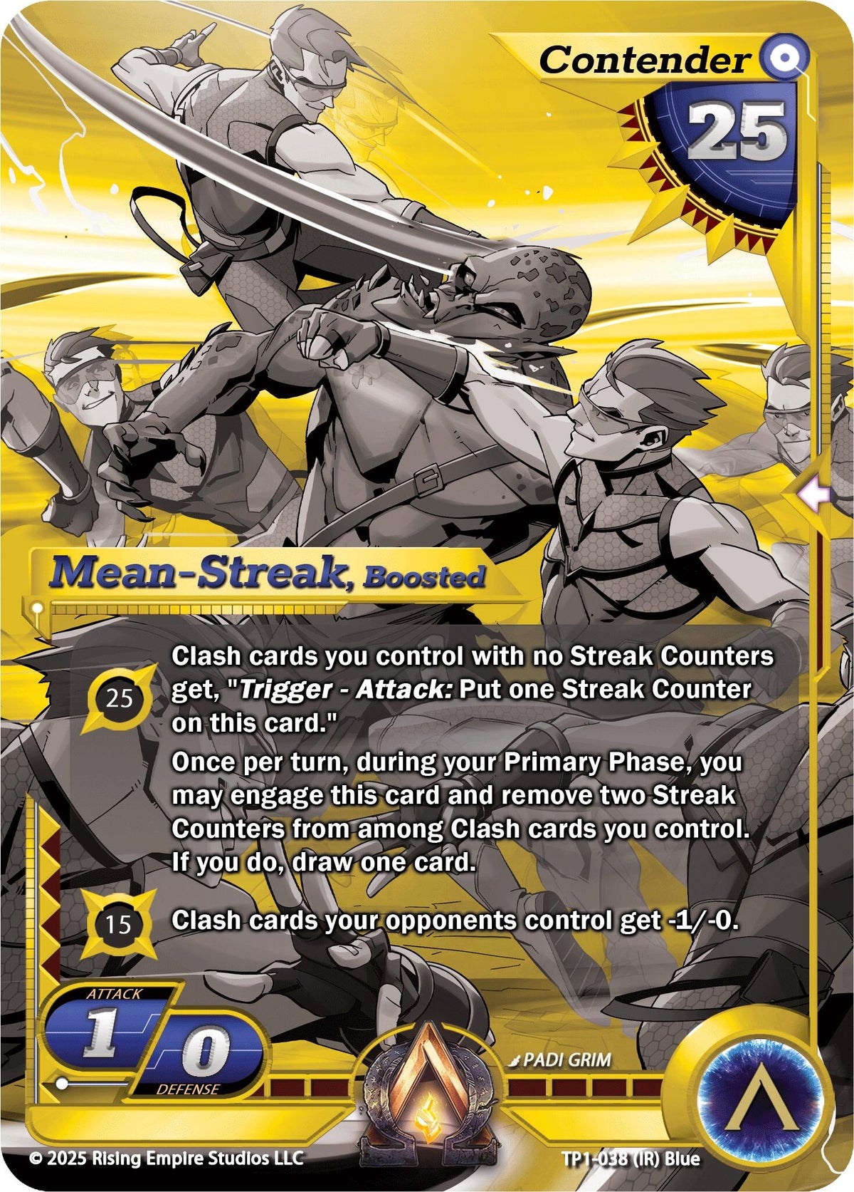 Image for Mean-Streak, Boosted (Gold) (TP1-038) (Spoils of the Forgotten) - Alpha Clash