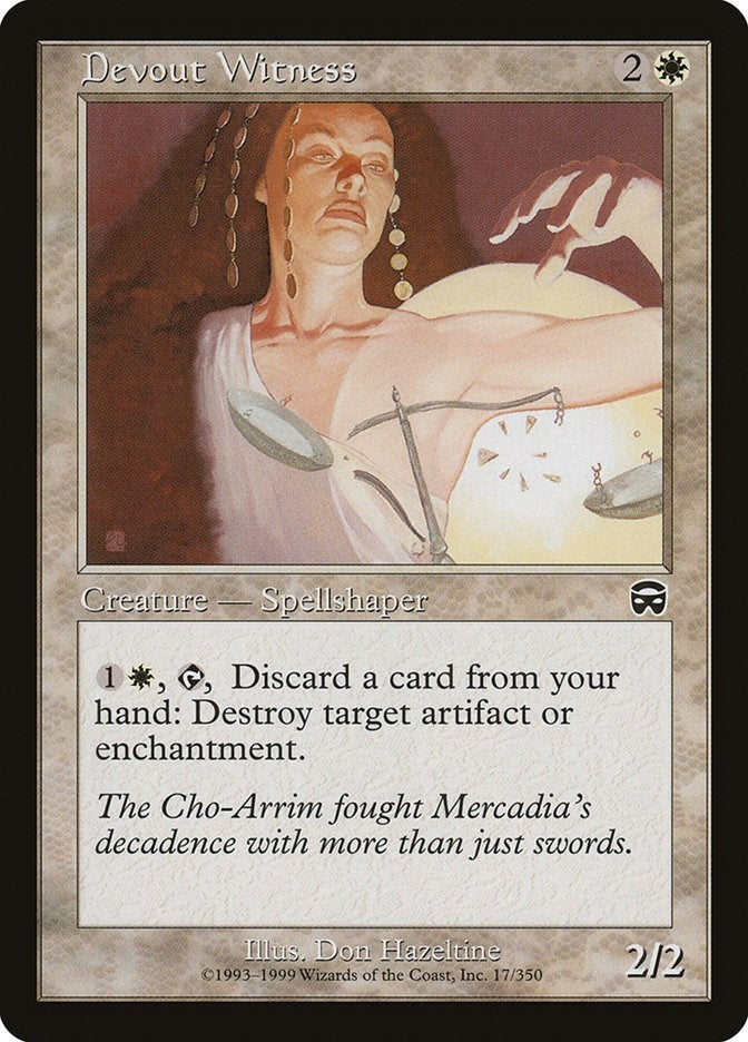 Image for Devout Witness (17) (Mercadian Masques) - Magic: The Gathering