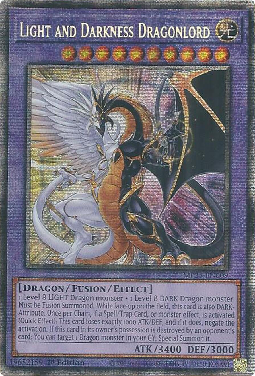Image for Light and Darkness Dragonlord (MP25-EN009) (MP25) - YuGiOh
