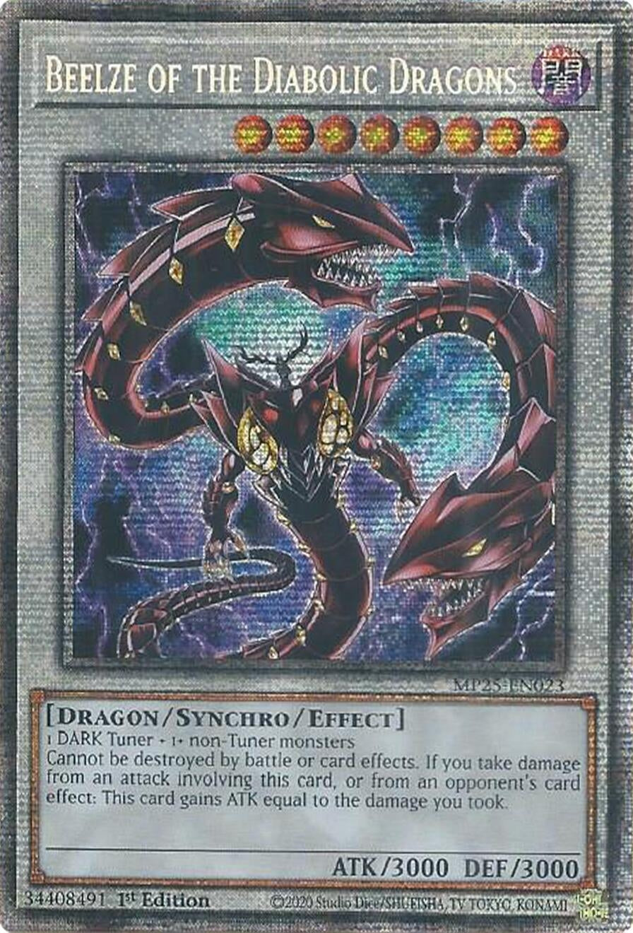 Image for Beelze of the Diabolic Dragons (MP25-EN023) (MP25) - YuGiOh