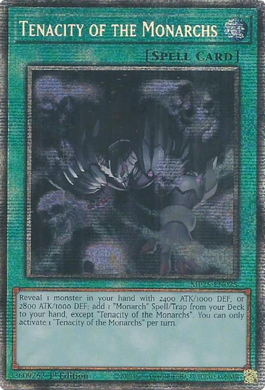 Image for Tenacity of the Monarchs (MP25-EN025) (MP25) - YuGiOh