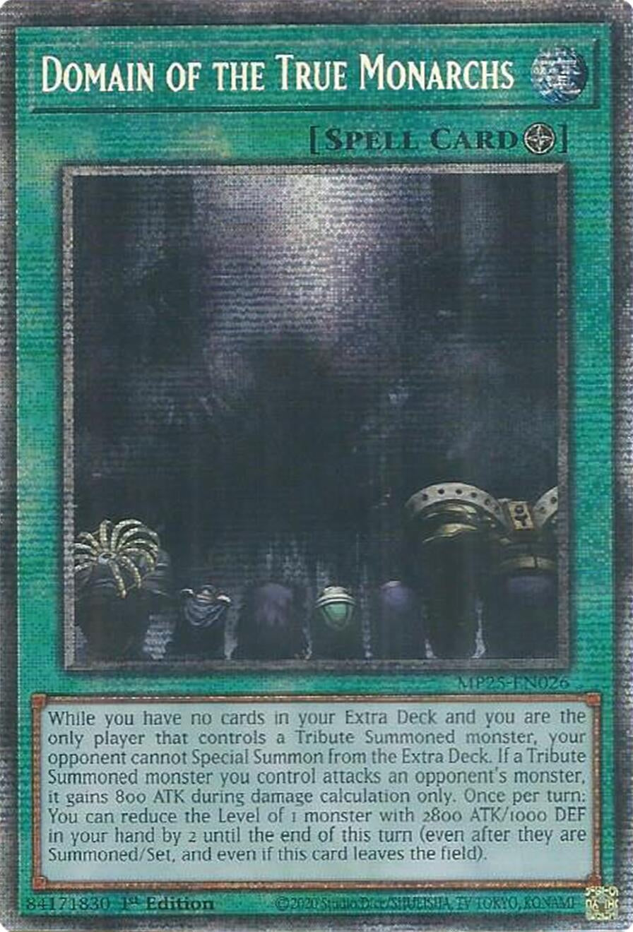 Image for Domain of the True Monarchs (MP25-EN026) (MP25) - YuGiOh