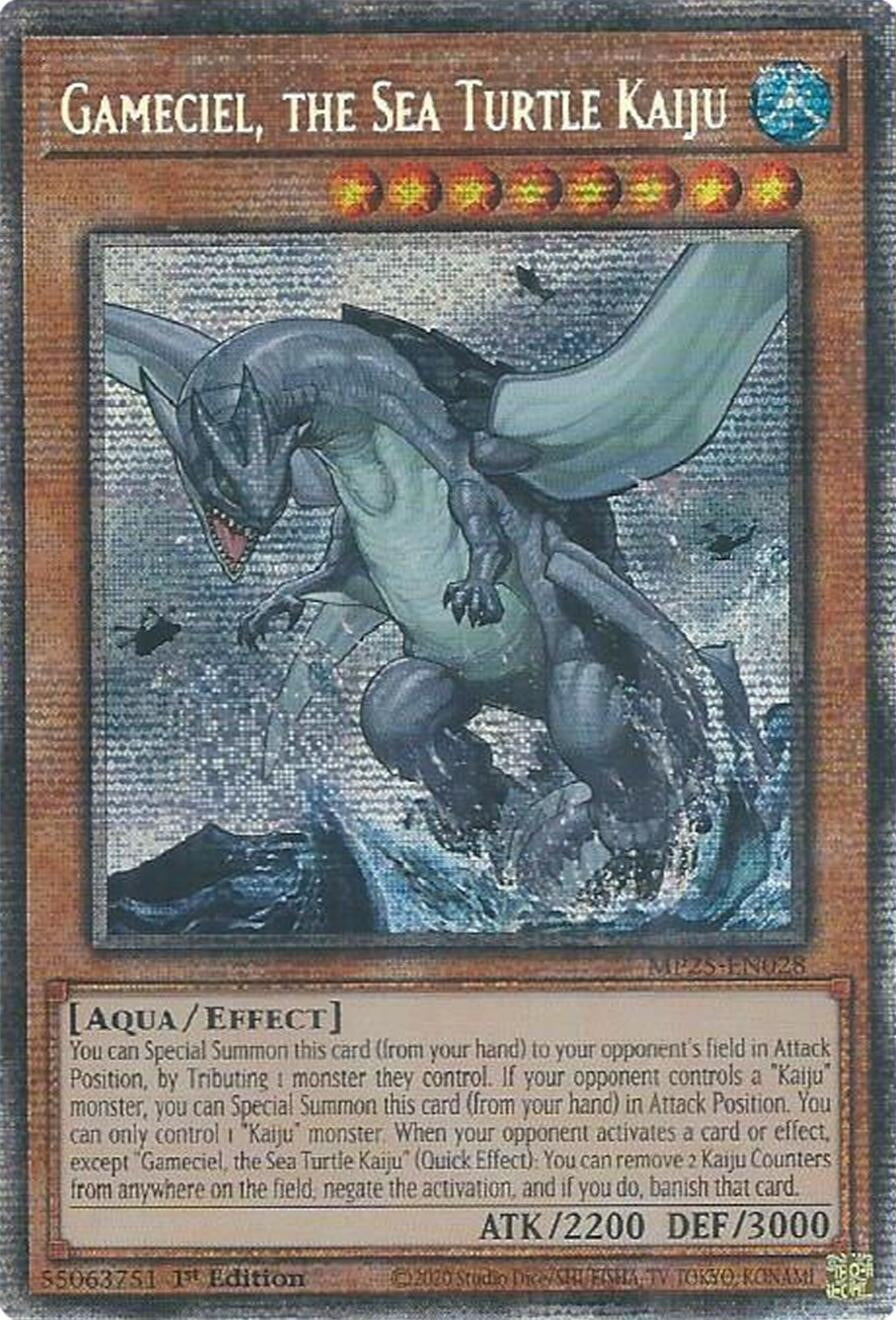 Image for Gameciel, the Sea Turtle Kaiju (MP25-EN028) (MP25) - YuGiOh