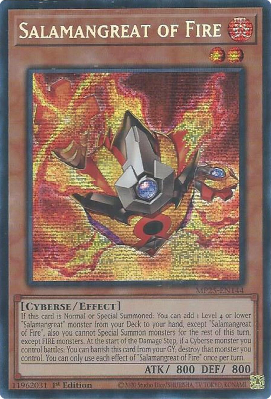 Salamangreat of Fire (MP25-EN144) (MP25)