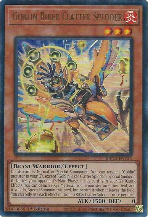 Image for Goblin Biker Clatter Sploder (MP25-EN153) (MP25) - YuGiOh