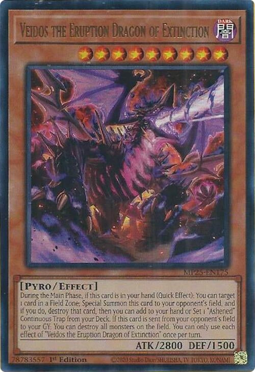 Image for Veidos the Eruption Dragon of Extinction (MP25-EN175) (MP25) - YuGiOh