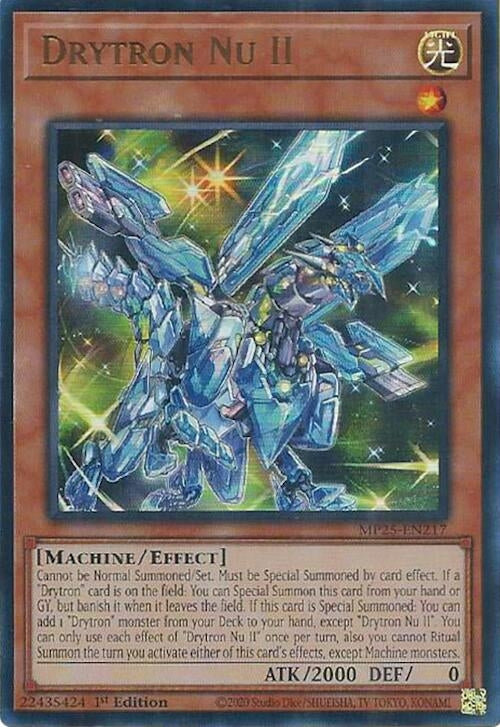 Image for Drytron Nu II (MP25-EN217) (MP25) - YuGiOh