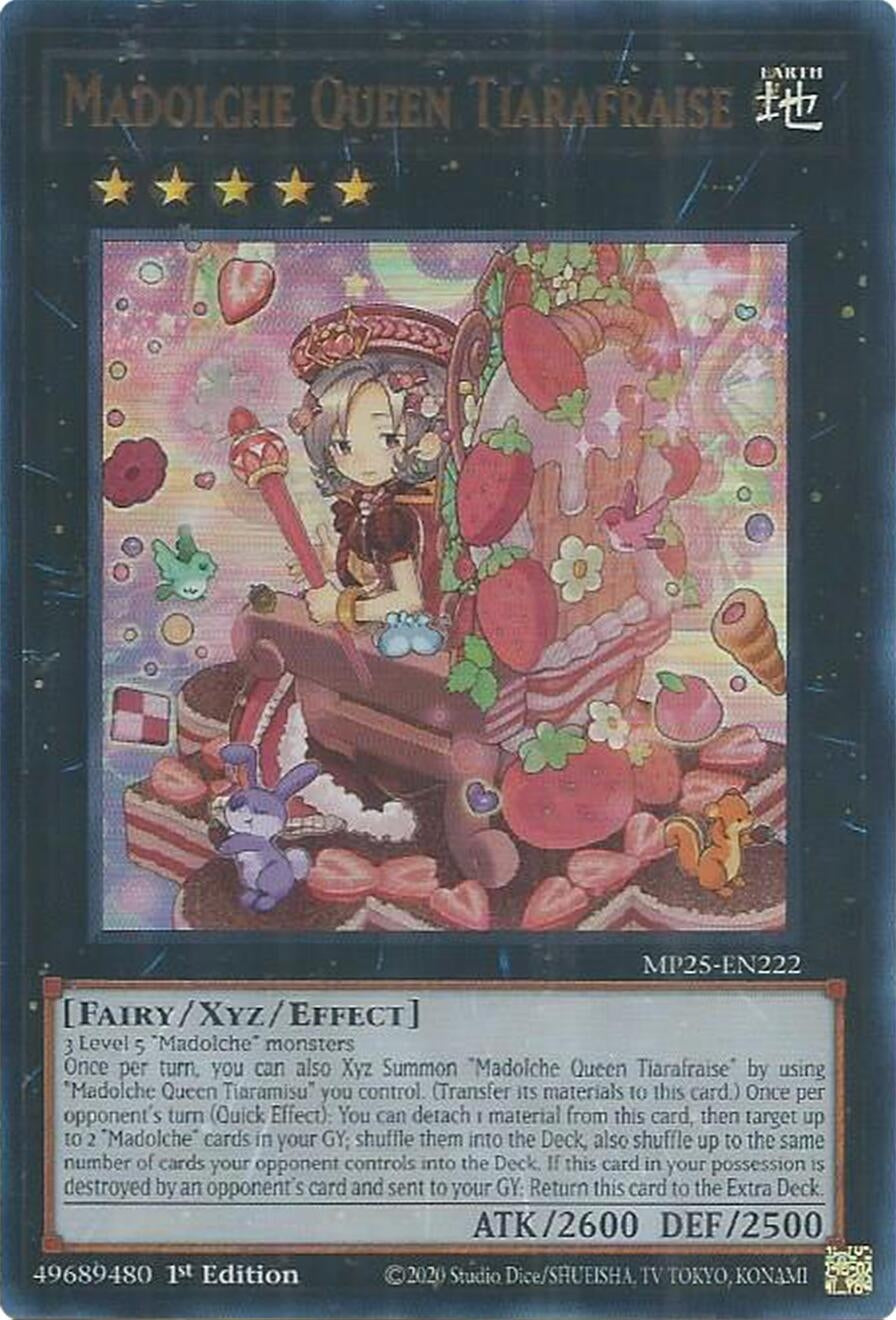 Image for Madolche Queen Tiarafraise (MP25-EN222) (MP25) - YuGiOh
