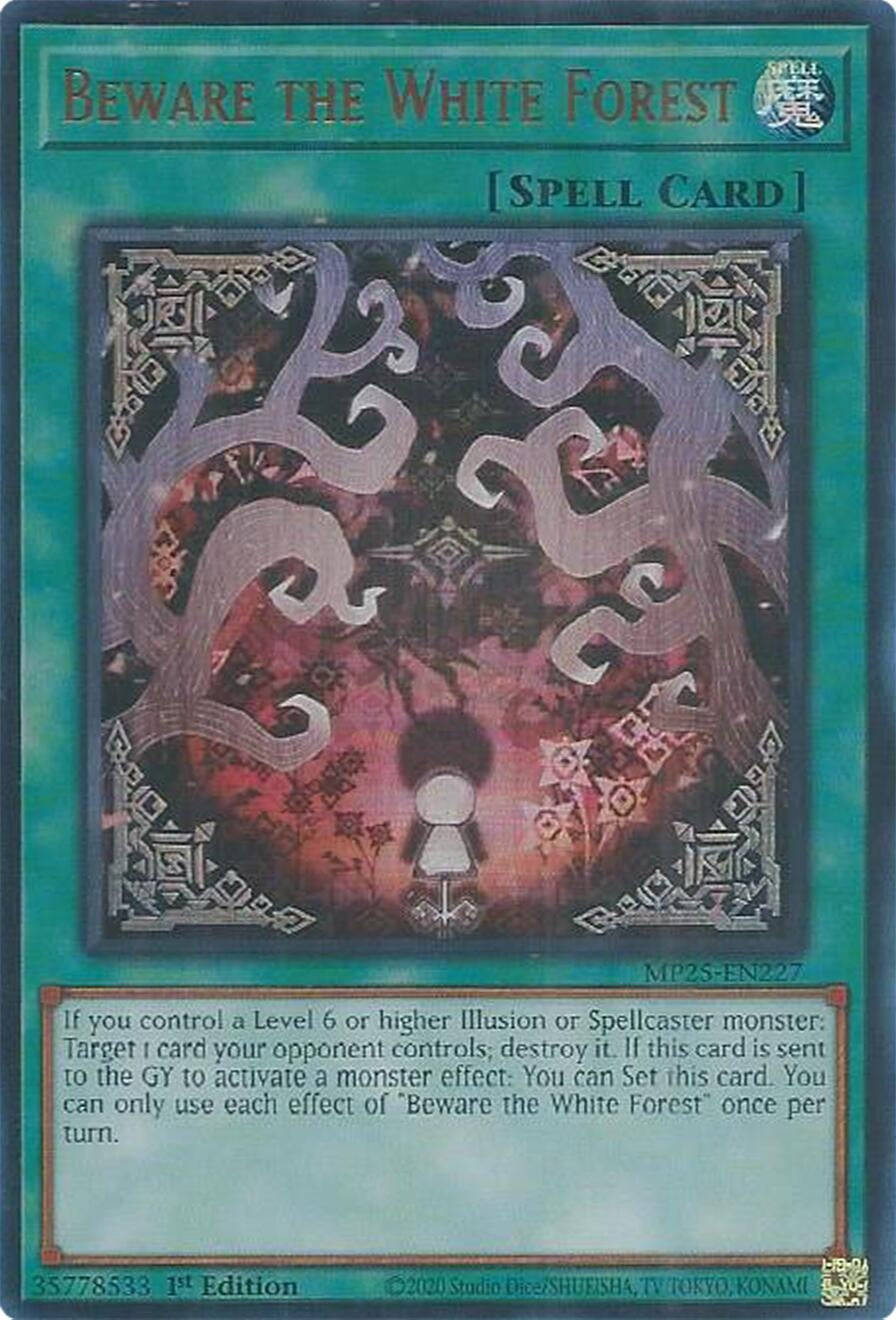 Image for Beware the White Forest (MP25-EN227) (MP25) - YuGiOh