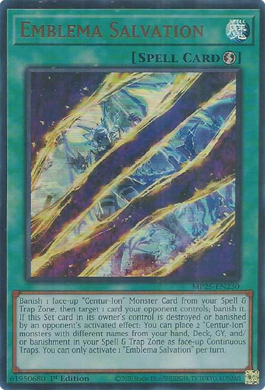 Image for Emblema Salvation (MP25-EN230) (MP25) - YuGiOh