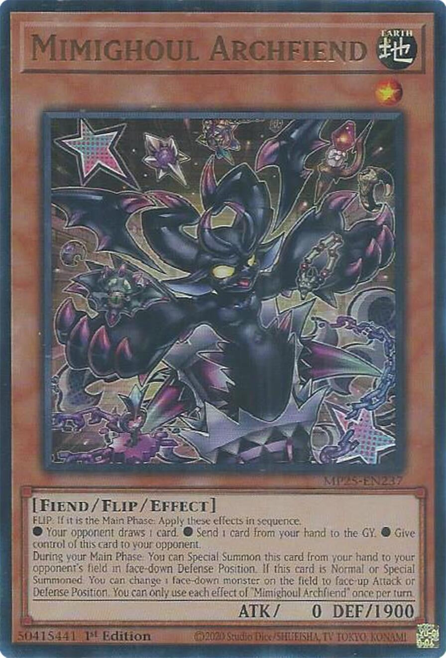 Image for Mimighoul Archfiend (MP25-EN237) (MP25) - YuGiOh