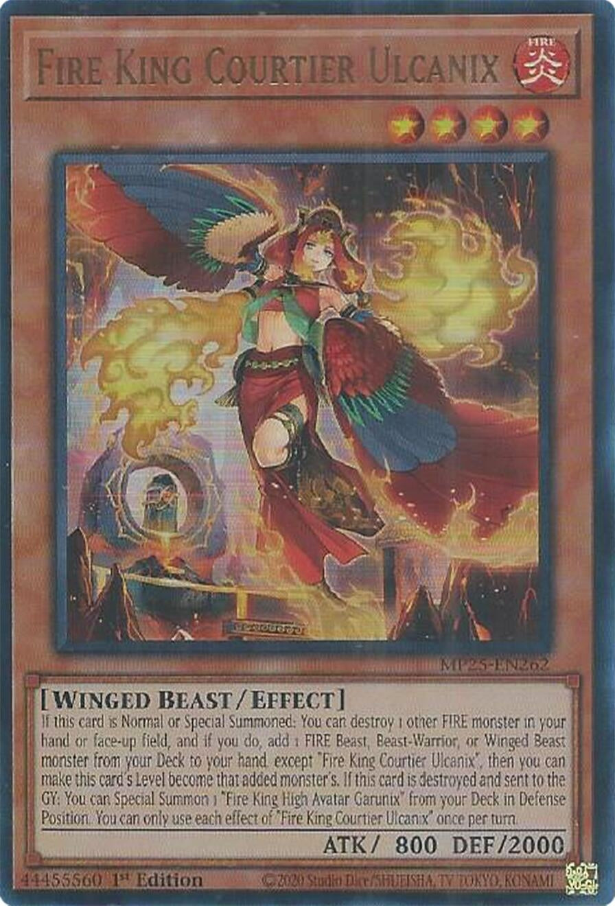Image for Fire King Courtier Ulcanix (MP25-EN262) (MP25) - YuGiOh