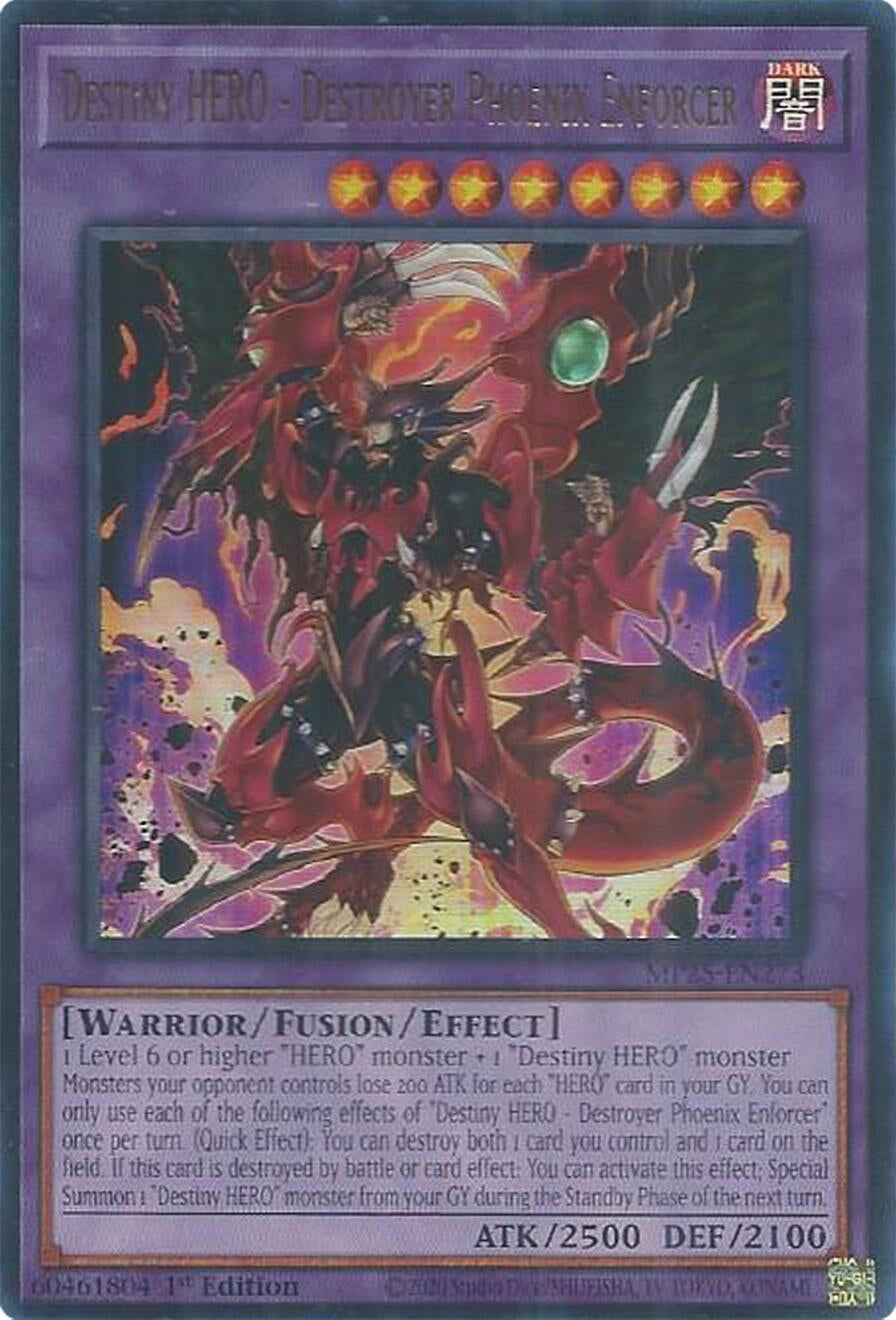 Image for Destiny HERO - Destroyer Phoenix Enforcer (MP25-EN273) (MP25) - YuGiOh