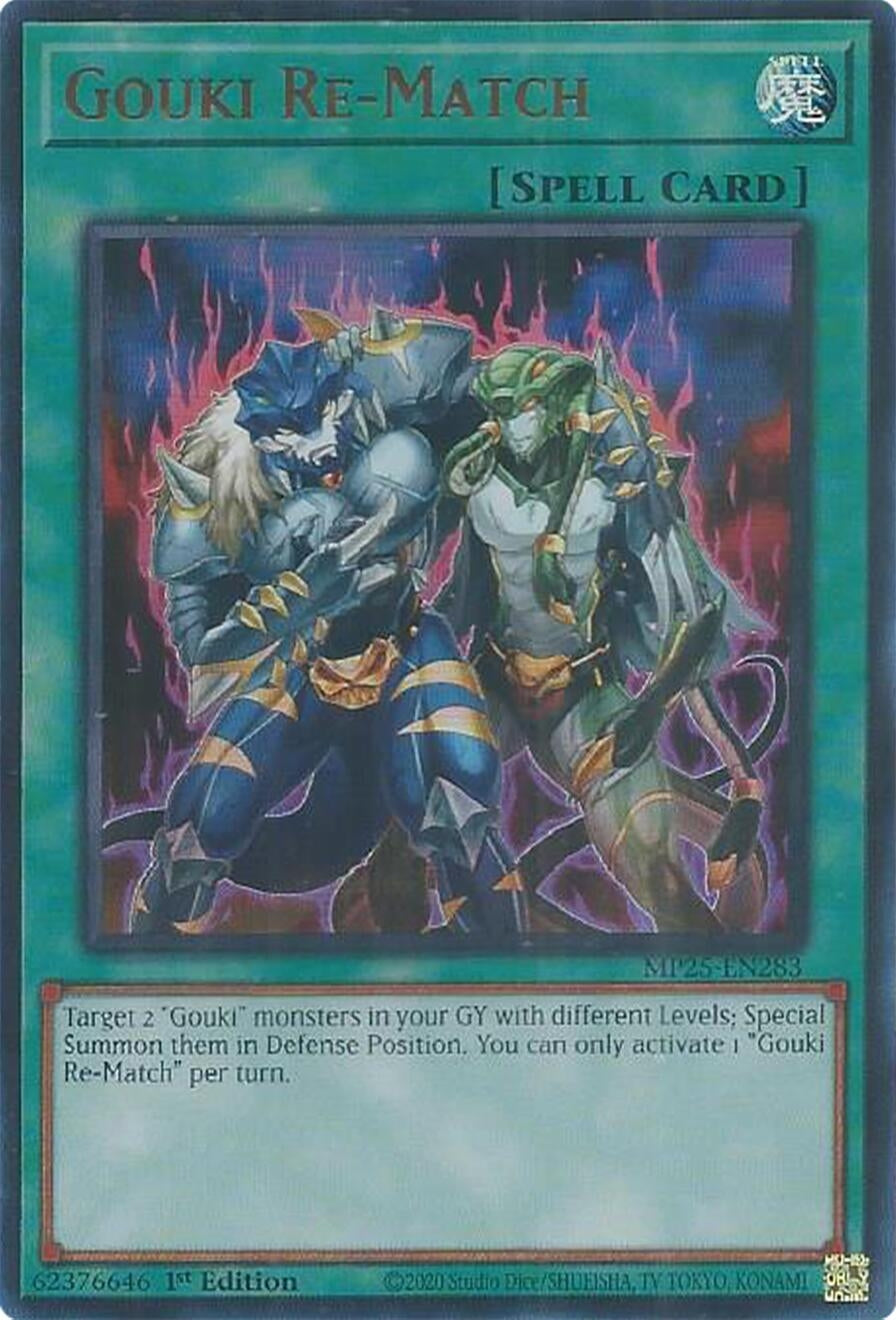 Image for Gouki Re-Match (MP25-EN283) (MP25) - YuGiOh
