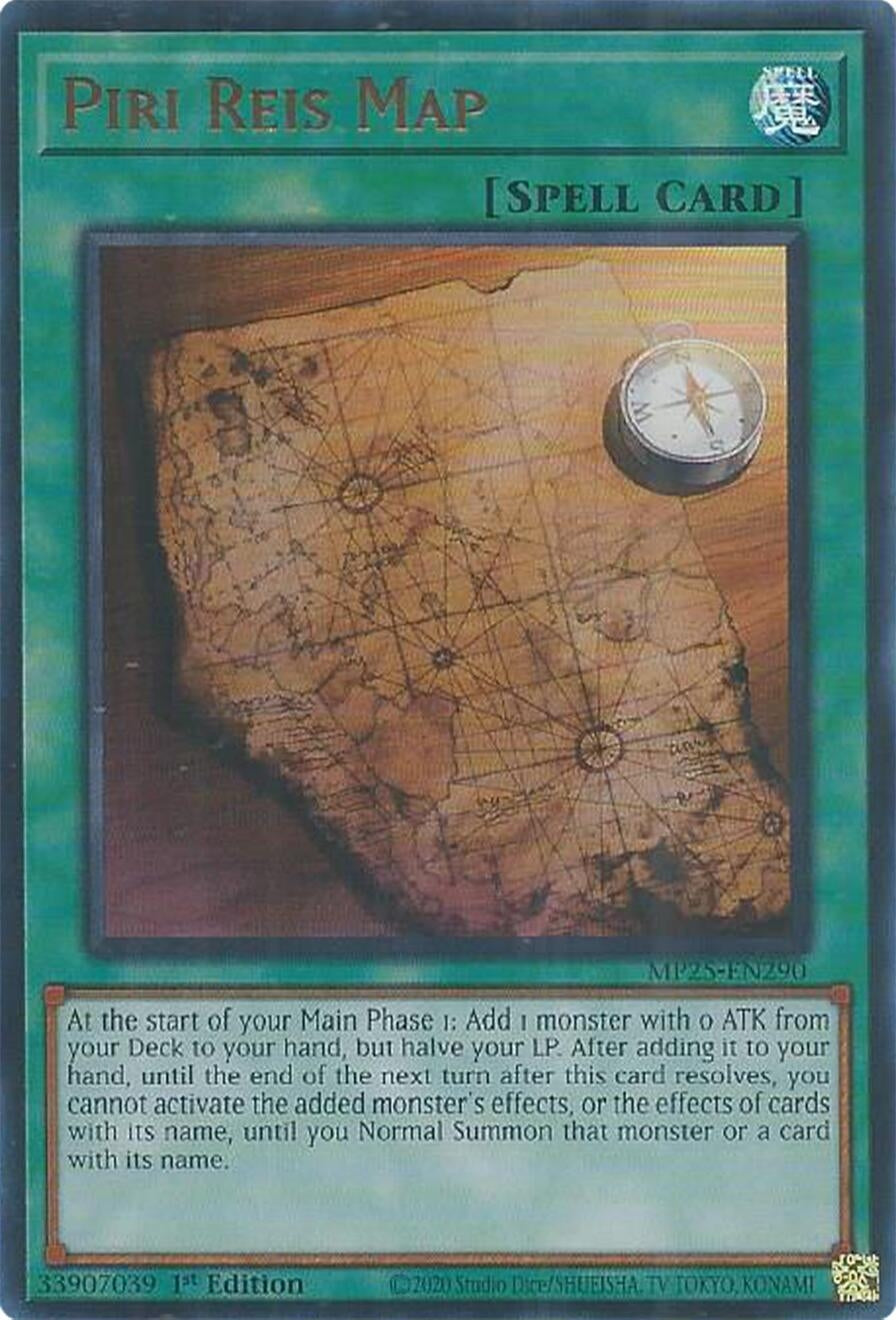 Image for Piri Reis Map (MP25-EN290) (MP25) - YuGiOh
