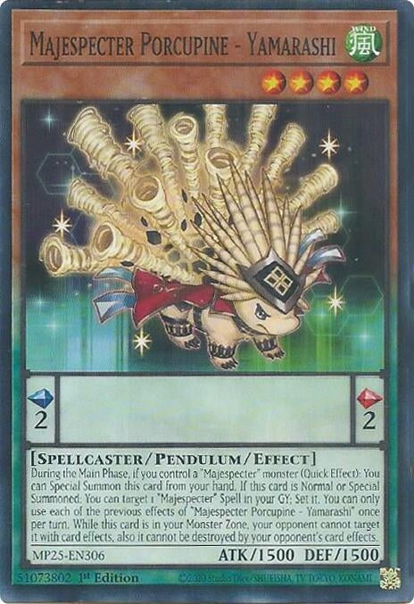 Image for Majespecter Porcupine - Yamarashi (MP25-EN306) (MP25) - YuGiOh