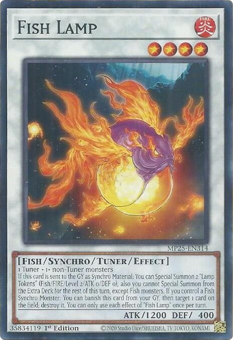 Image for Fish Lamp (MP25-EN314) (MP25) - YuGiOh
