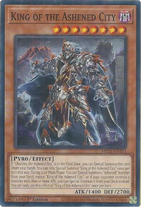 Image for King of the Ashened City (MP25-EN333) (MP25) - YuGiOh