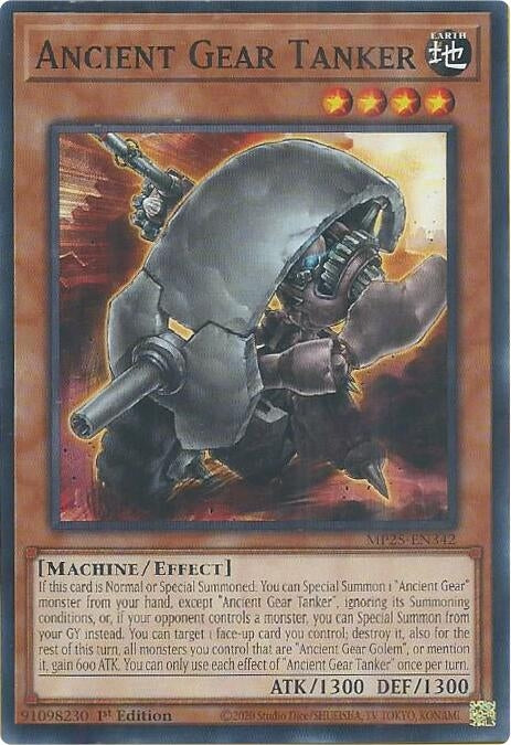 Image for Ancient Gear Tanker (MP25-EN342) (MP25) - YuGiOh