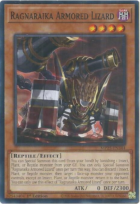 Image for Ragnaraika Armored Lizard (MP25-EN344) (MP25) - YuGiOh