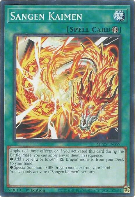 Image for Sangen Kaimen (MP25-EN359) (MP25) - YuGiOh
