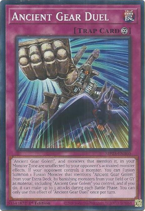 Image for Ancient Gear Duel (MP25-EN360) (MP25) - YuGiOh