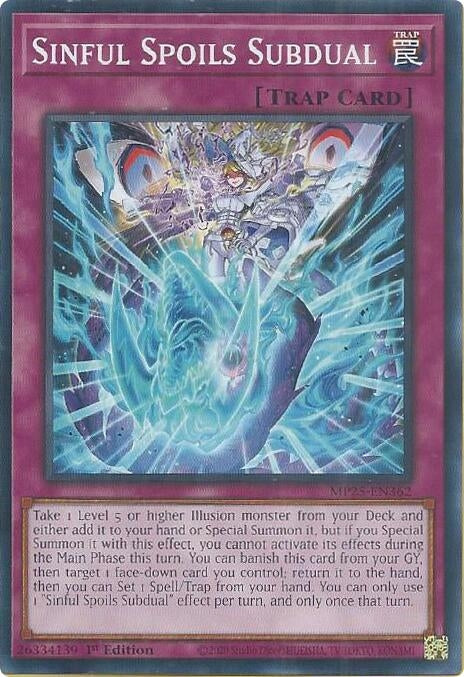 Image for Sinful Spoils Subdual (MP25-EN362) (MP25) - YuGiOh