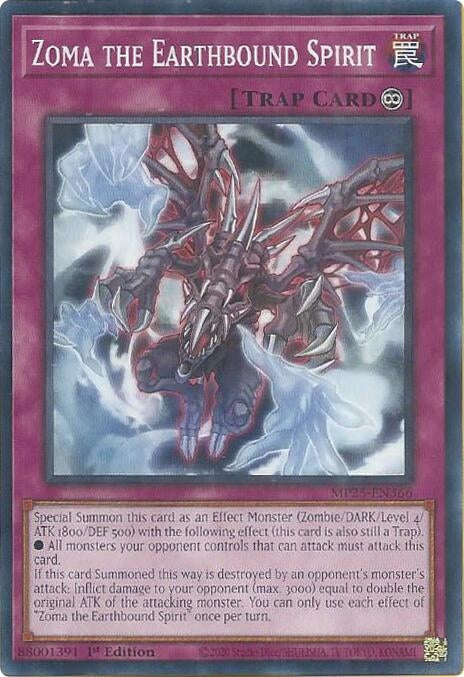 Image for Zoma the Earthbound Spirit (MP25-EN366) (MP25) - YuGiOh