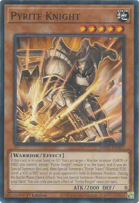 Image for Pyrite Knight (MP25-EN367) (MP25) - YuGiOh