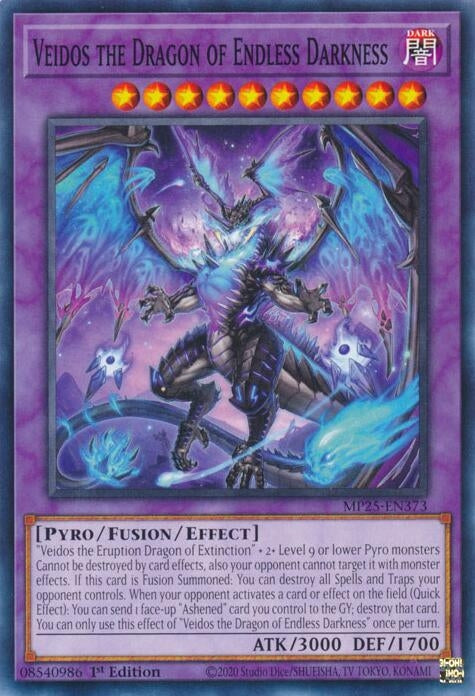 Image for Veidos the Dragon of Endless Darkness (MP25-EN373) (MP25) - YuGiOh
