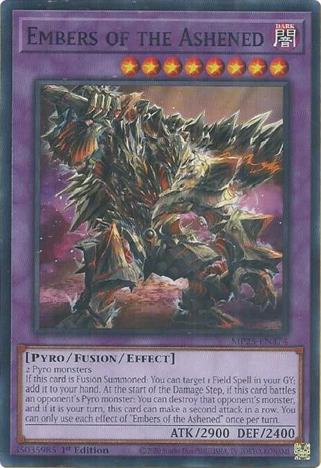 Image for Embers of the Ashened (MP25-EN374) (MP25) - YuGiOh
