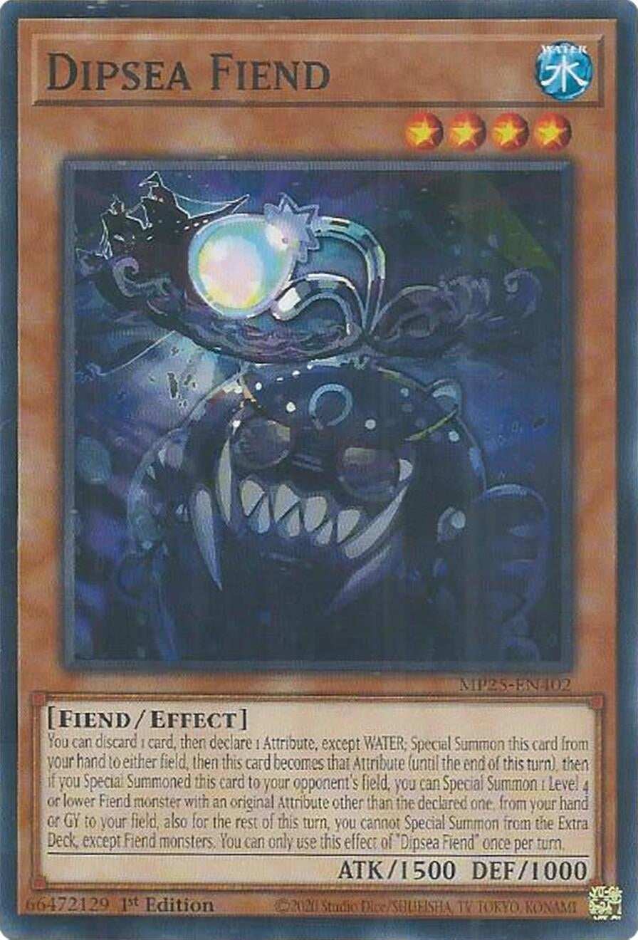 Image for Dipsea Fiend (MP25-EN402) (MP25) - YuGiOh