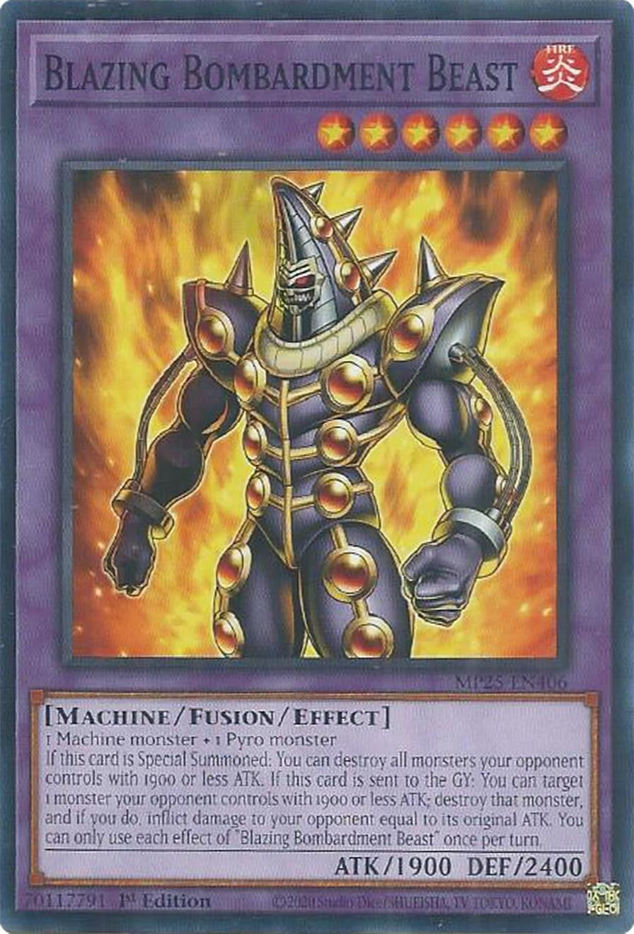 Image for Blazing Bombardment Beast (MP25-EN406) (MP25) - YuGiOh