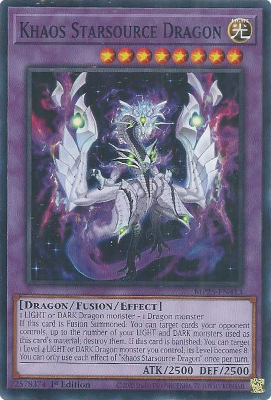 Image for Khaos Starsource Dragon (MP25-EN413) (MP25) - YuGiOh