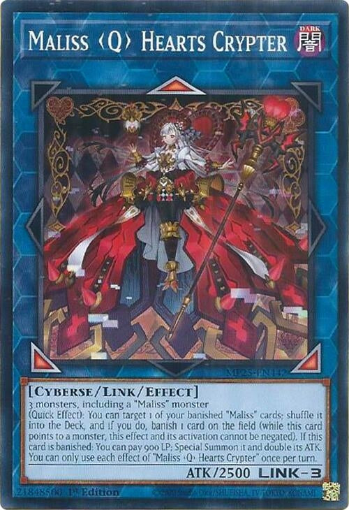 Image for Maliss Q Hearts Crypter (MP25-EN442) (MP25) - YuGiOh