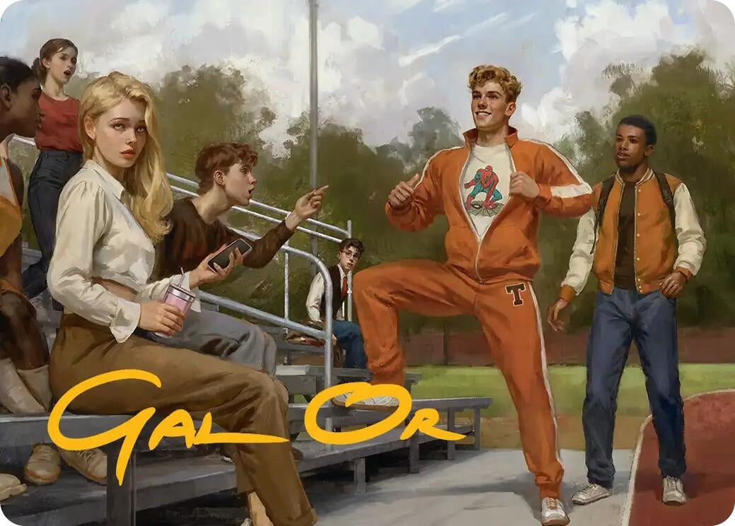 Image for Flash Thompson, Spider-Fan Art Card (Gold-Stamped Signature) (1) (Marvel's Spider-Man) - Magic: The Gathering