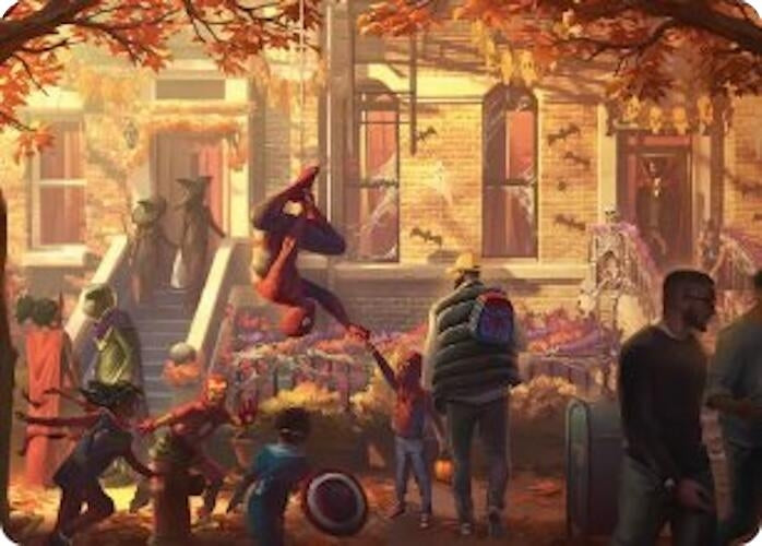 Image for Friendly Neighborhood Art Card (2) (Marvel's Spider-Man) - Magic: The Gathering