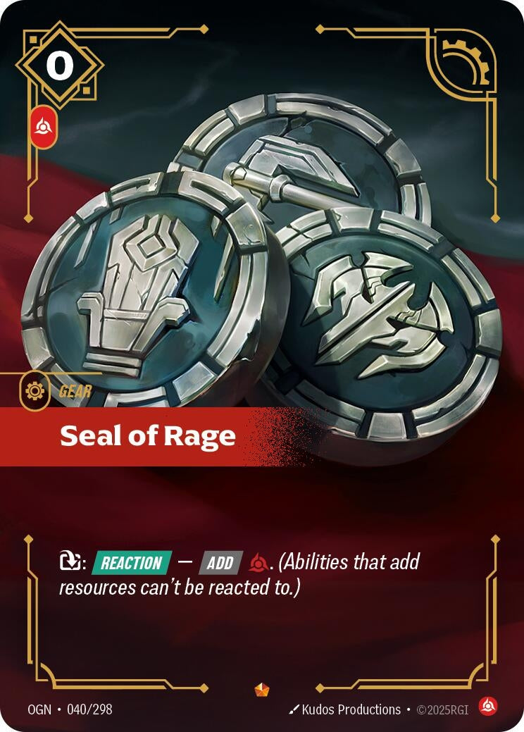 Seal of Rage (040/298) (Origins)