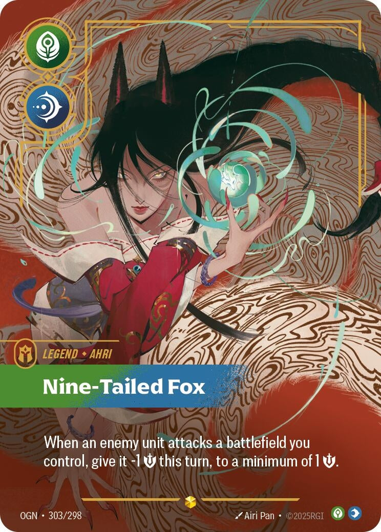 Ahri - Nine-Tailed Fox (Overnumbered) (303/298) (Origins)