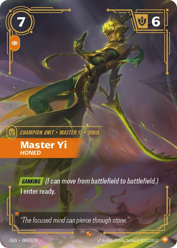 Master Yi - Honed (009/024) (Origins: Proving Grounds)
